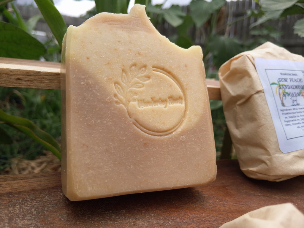 Sum' Peach! Sandalwood & Goat Milk Bar(cp)