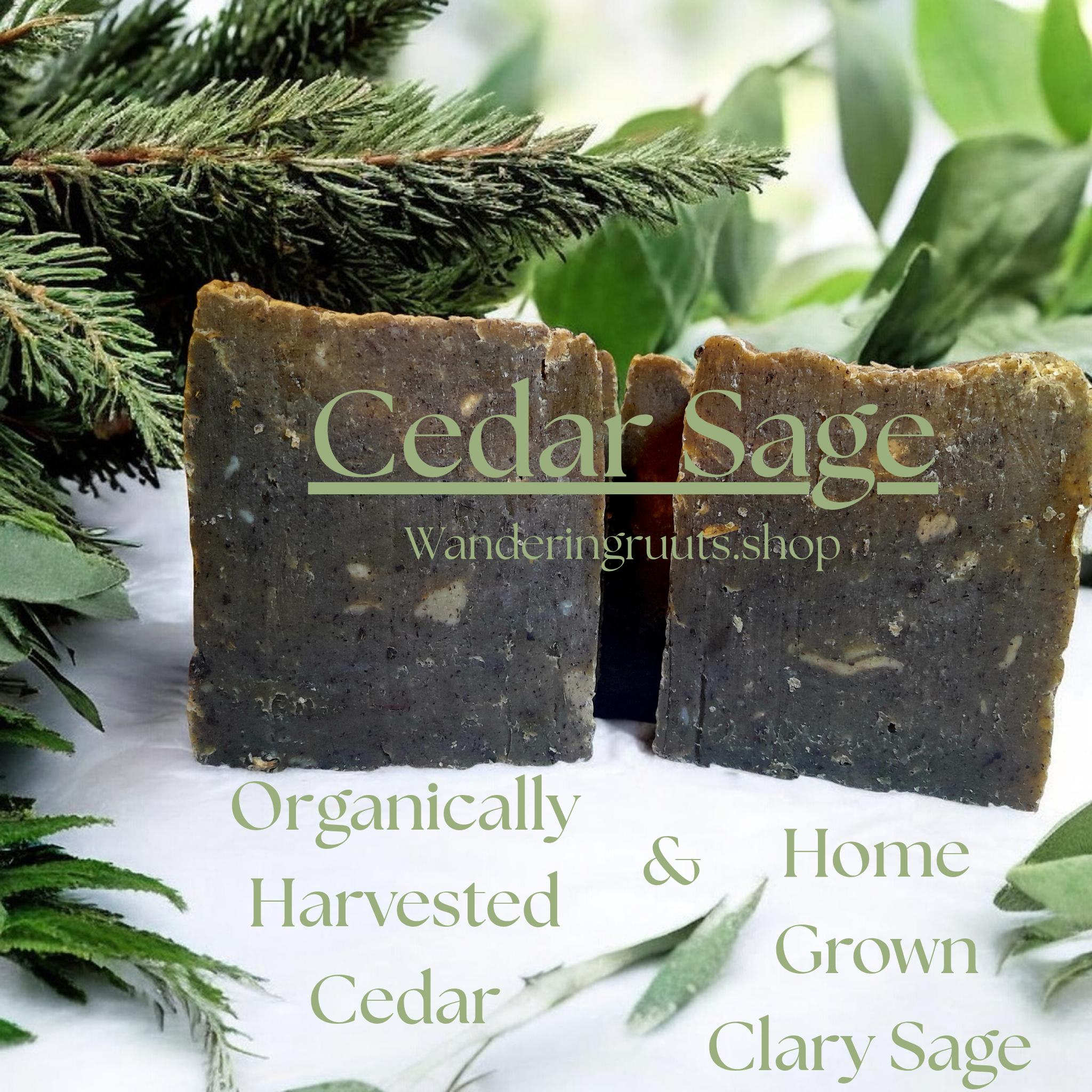 Cedar Sage Face & Body Bar (hp)