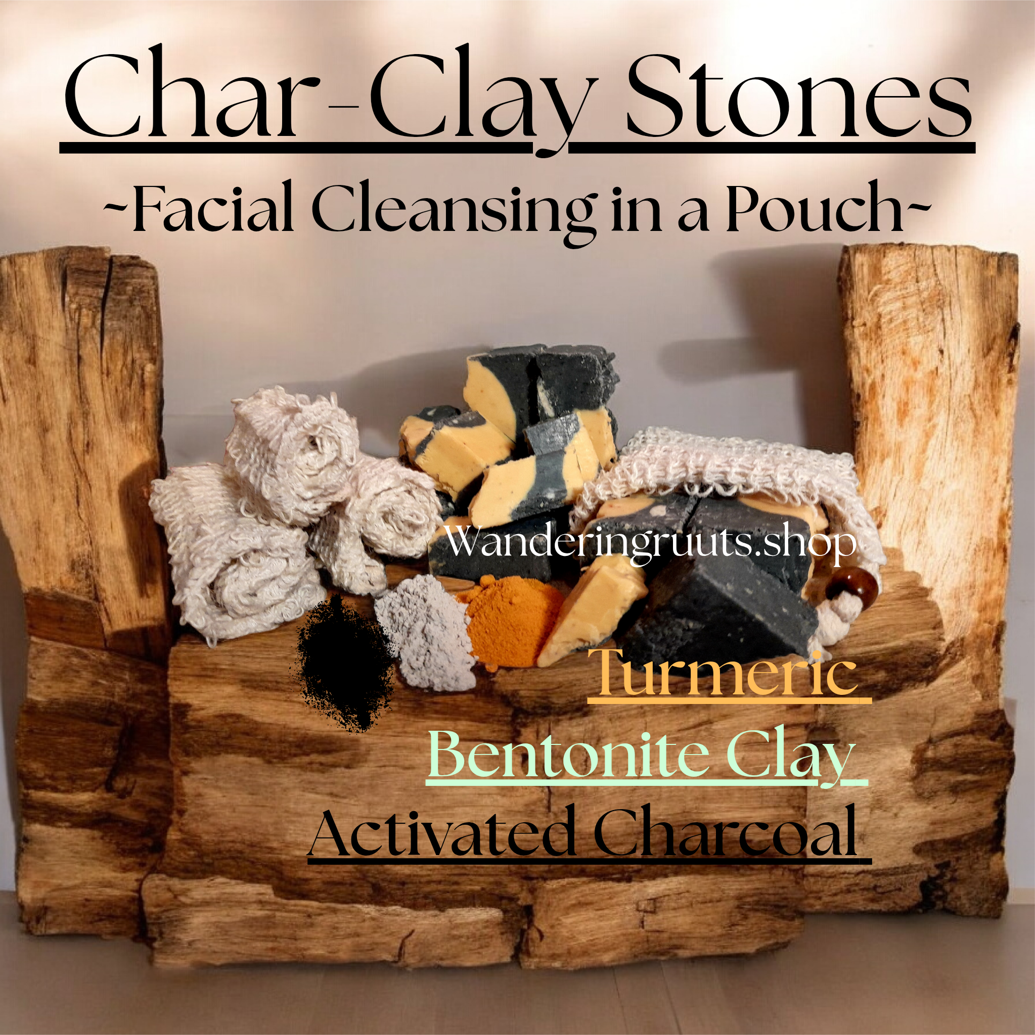 Char-Clay Face Cleansing Stones