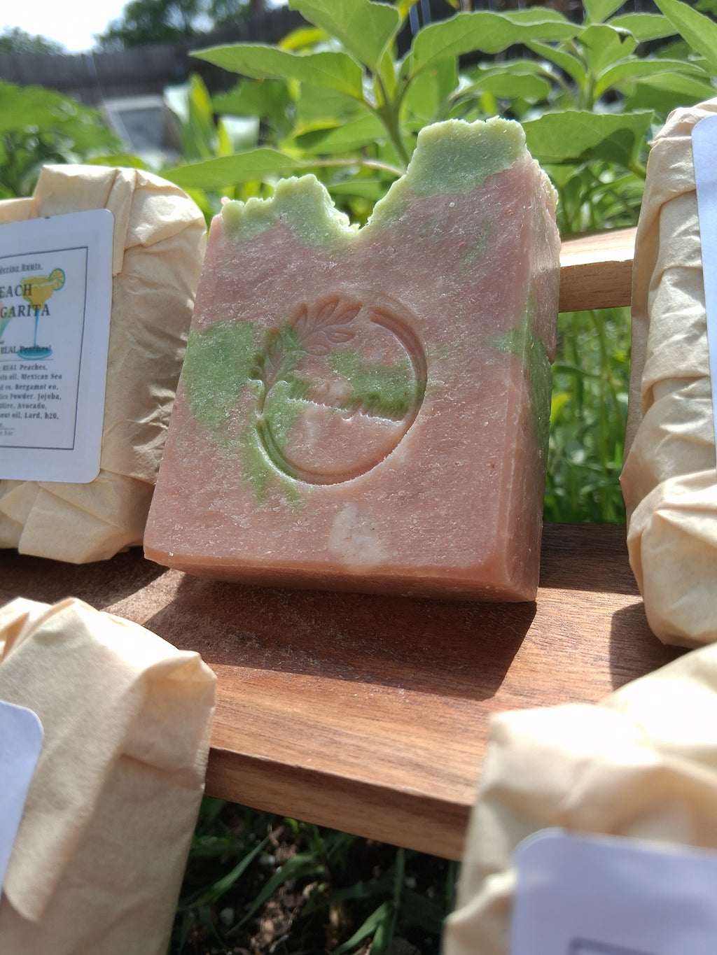 Peach🍑Margarita🍹 (made w. REAL peaches!) Face & Body Bar (hp)