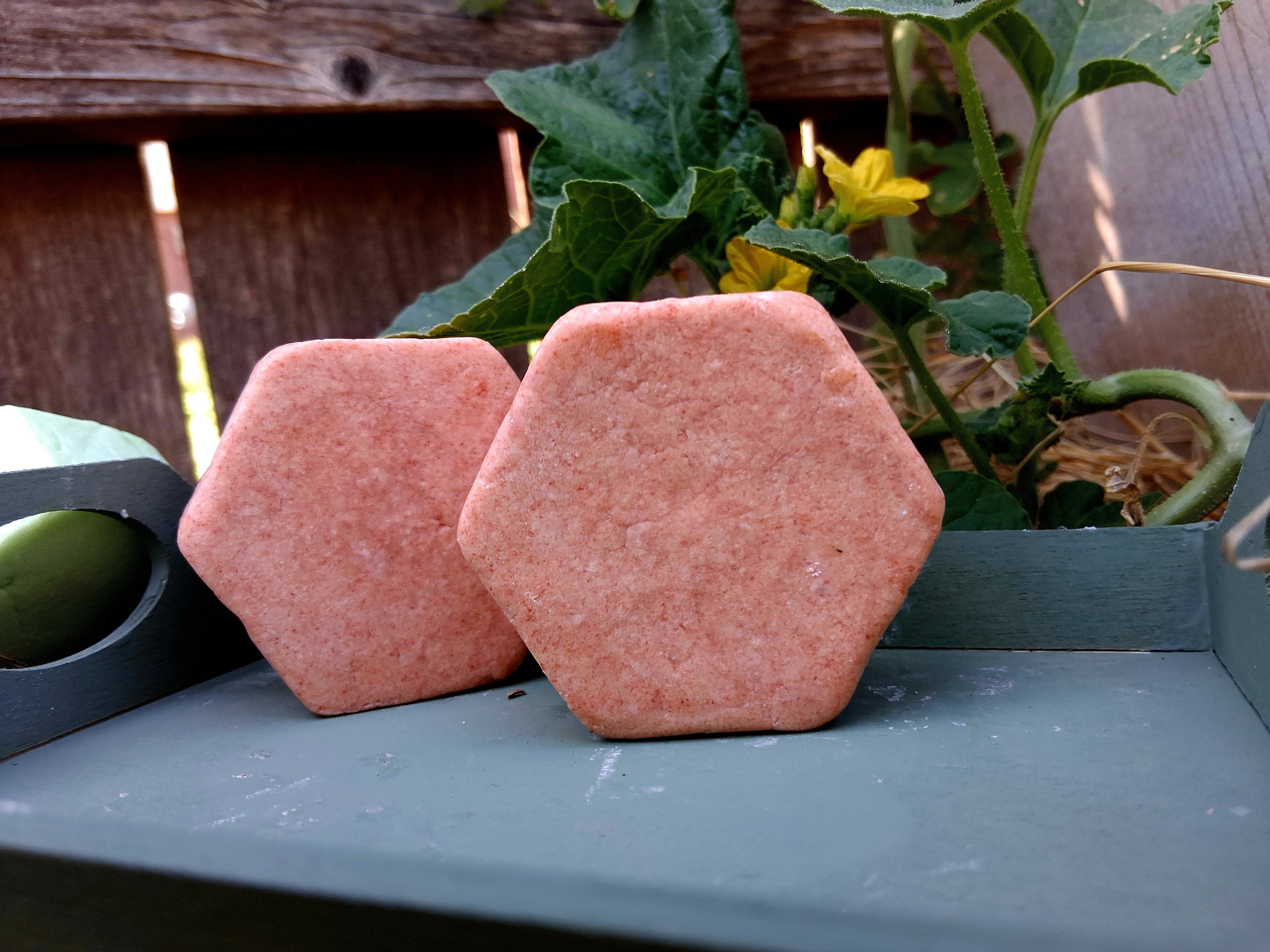 ACV Shampoo Bars: Tangerine & Creame Dream (2-pk of 2.5oz bars) *Rice-based*