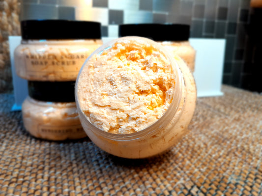 🍊🍦Orange Creamsicle🍦🍊 Whipped Sugar Soap Scrub 5oz