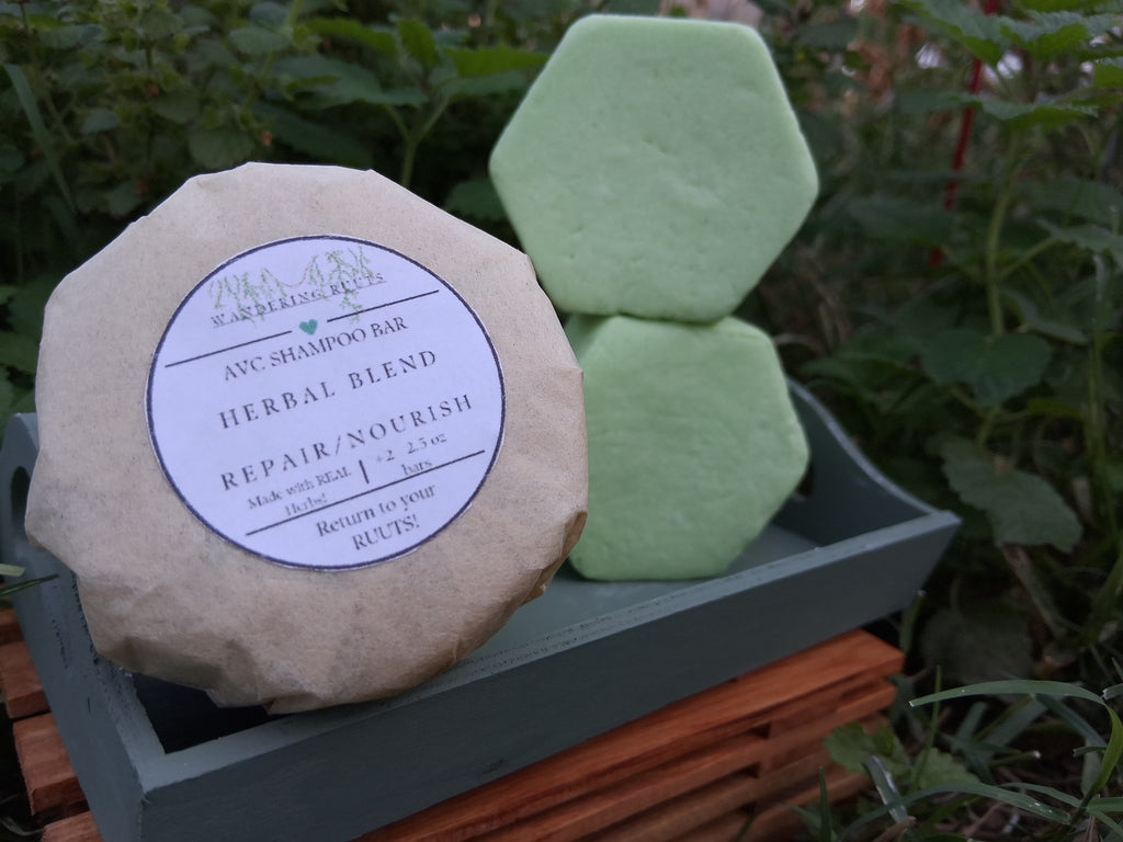 AVC Shampoo Bars: Herbal Blend (2-pk of 2.5oz bars) *Rice-based*
