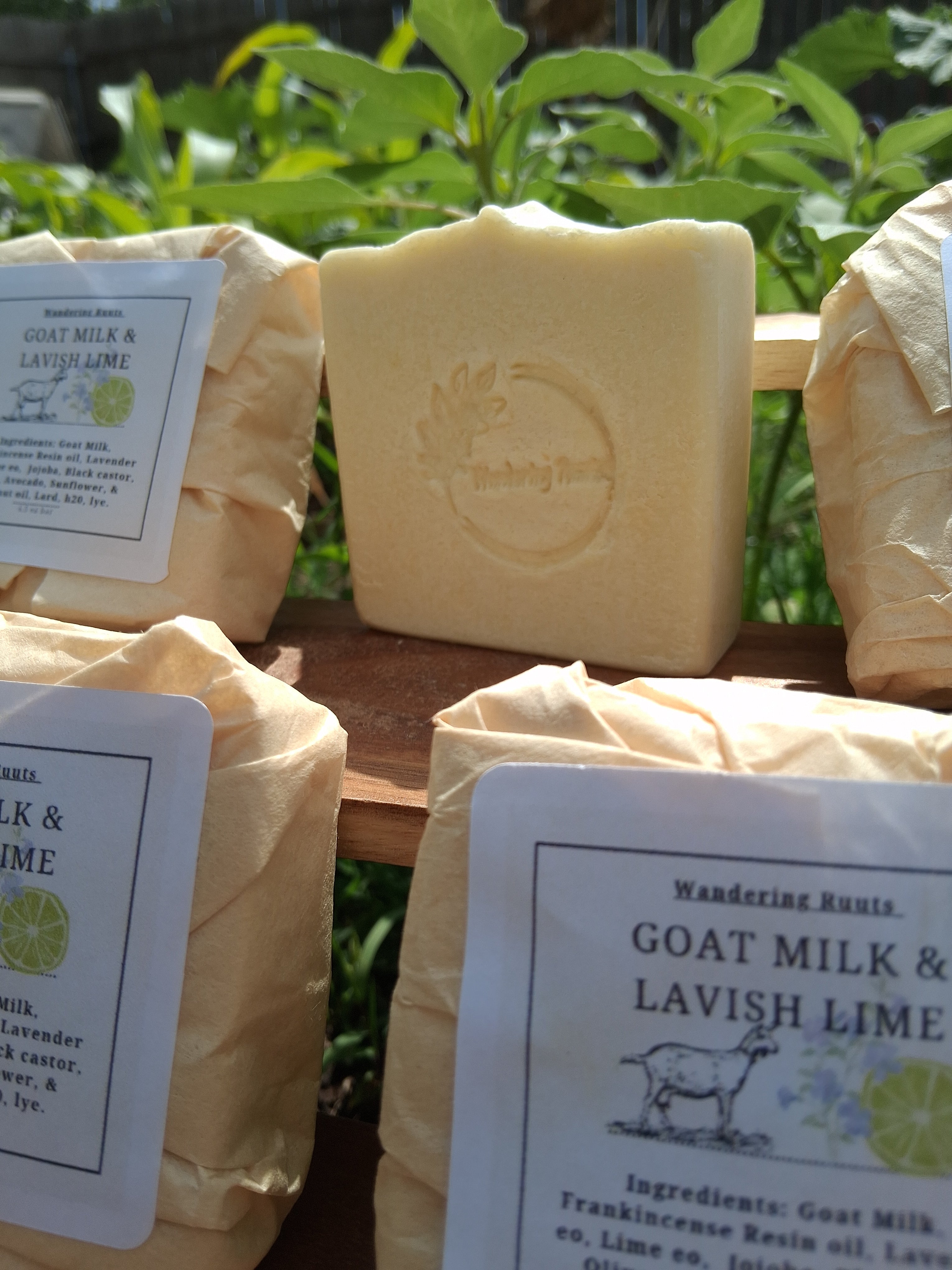 Goat Milk & Lavish🪻Lime🍋‍🟩 Face & Body Bar (cp)