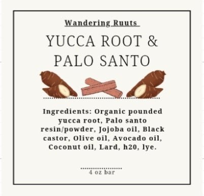 Yucca Root & Palo Santo Face & Body Bar (cp)
