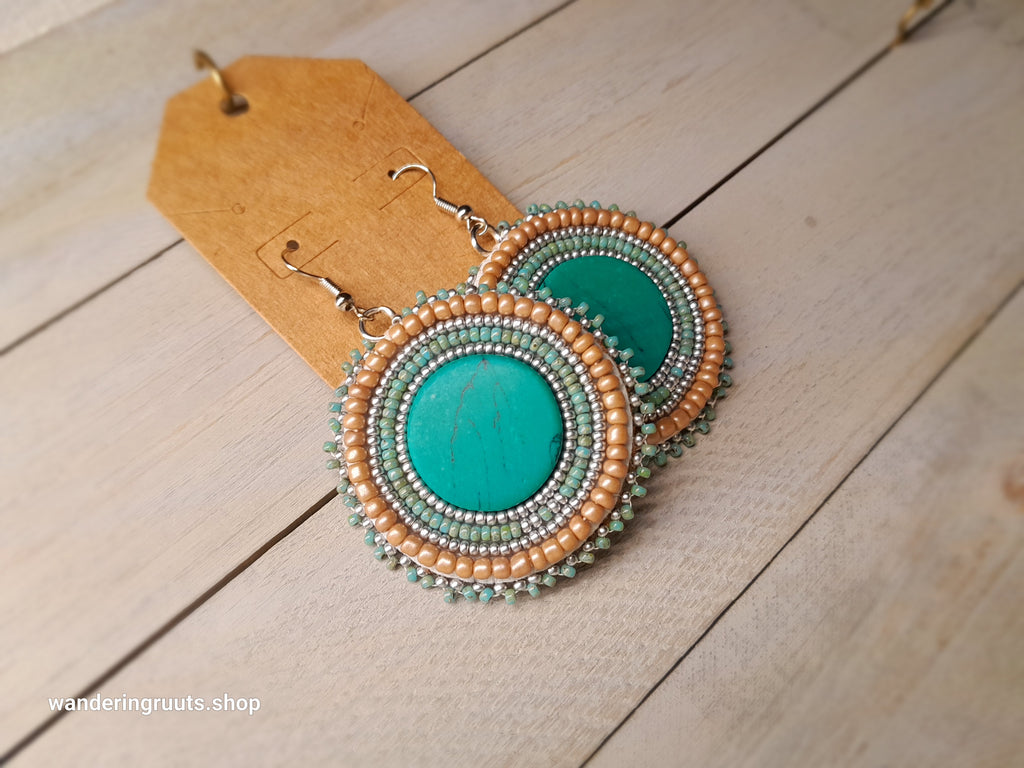 🤎Tan in Turquoise🩵 Earrings