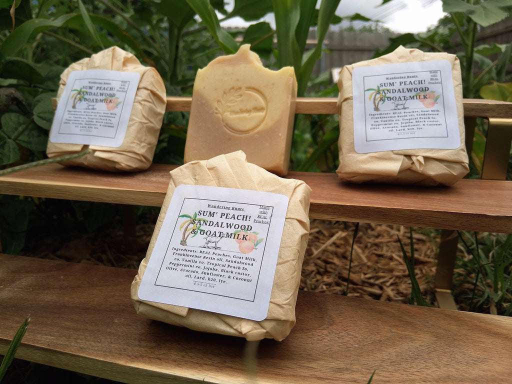 Sum' Peach! Sandalwood & Goat Milk Bar(cp)