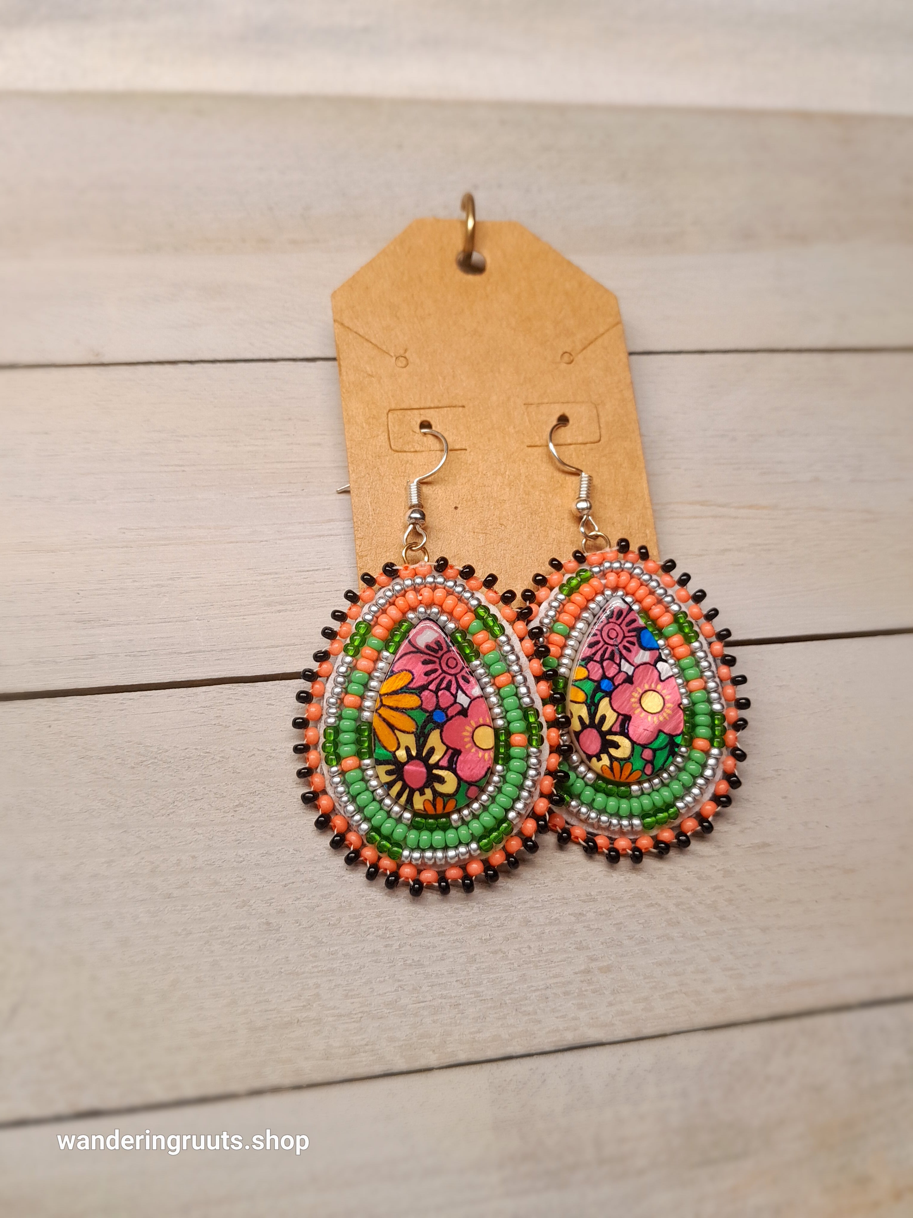 🍉🌸Melon Flowers🌸🍉 Earrings