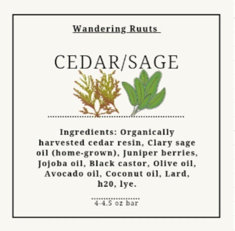 Cedar Sage Face & Body Bar (hp)