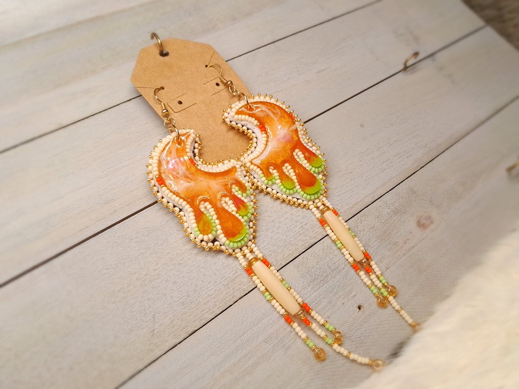 🌜Drippy Moon🌛 Earrings