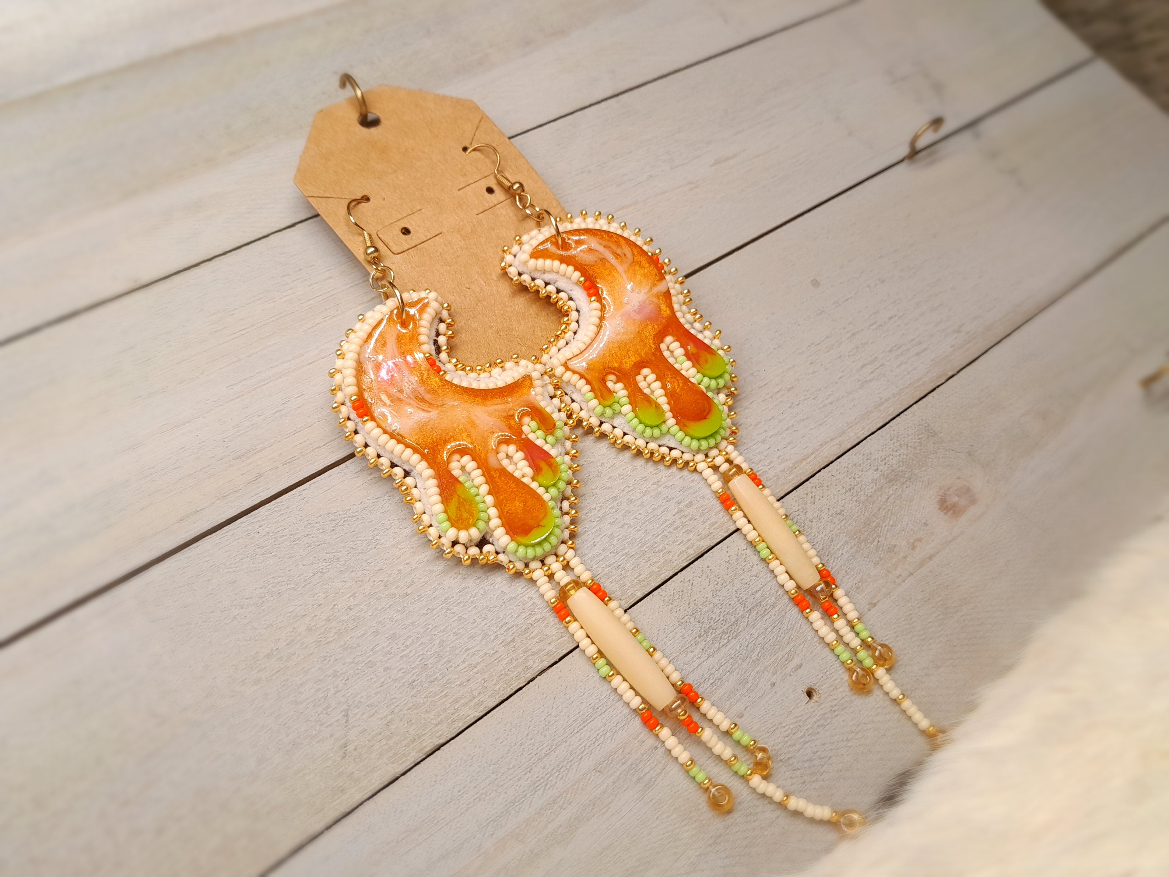 🌜Drippy Moon🌛 Earrings