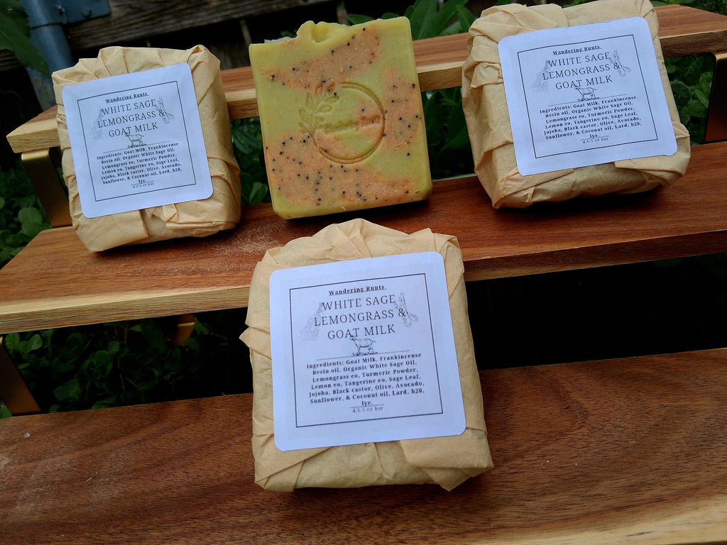 White Sage Lemongrass & Goat Milk Bar(cp)