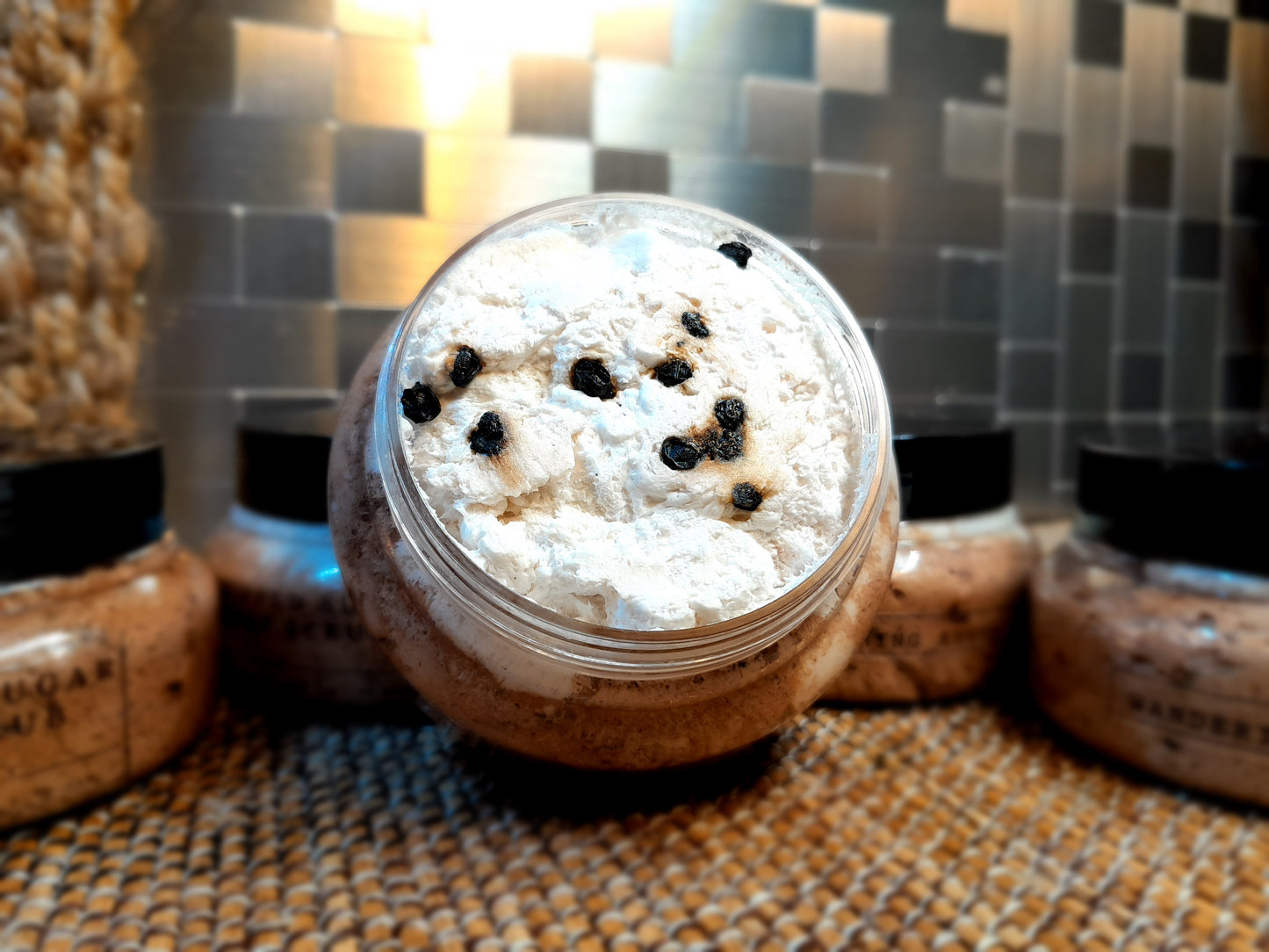 🍫🫐MochaBerry🫐🍫 Whipped Sugar Soap Scrub 5oz